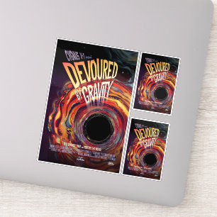 Sci-Fi Horror Filmadvertentie, Verslonden door de Sticker