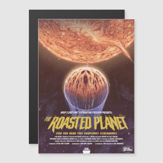 Sci-Fi Horror Filmrecensie, De geroosterde planeet Magnetische Uitnodiging (Voorkant / Achterkant)