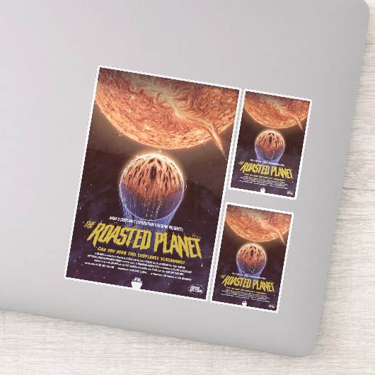 Sci-Fi Horror Filmrecensie, De geroosterde planeet Sticker (Detail)