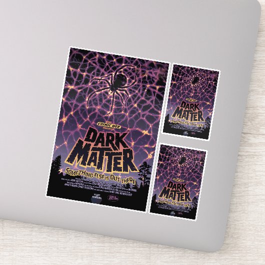 Sci-Fi Horror Filmreclame, Donkere Materie Sticker (Detail)