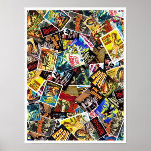  sci-Fi & horror-Poster collage Poster