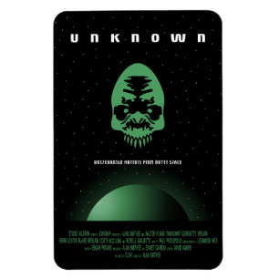 Sci-Fi Horrorfilm-advertentie, Onbekend Magneet