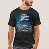 Sci Fi Housing Ad Landscape op een andere planeet T-shirt (Voorkant)