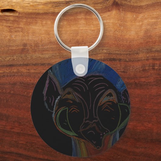 Sci-fi Hybrid Keychain (Achterkant)