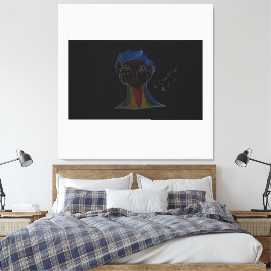 Sci-fi Hybrid Stretched Canvas (Insitu (Slaapkamer))
