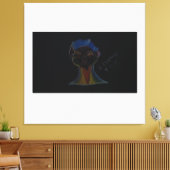 Sci-fi Hybrid Stretched Canvas (Insitu (Woonkamer))