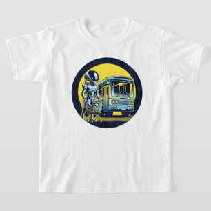 Sci-Fi in het dagelijks leven - Grappig Alien & Ro T-shirt