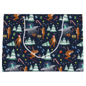 Sci-Fi Kerstmis | Grote voet, buitenaardse wezens  Groot Cadeauzakje (Voorkant)