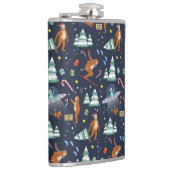 Sci-Fi Kerstmis | Grote voet, buitenaardse wezens Heupfles (Rechts)