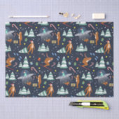 Sci-Fi Kerstmis | Grote voet, buitenaardse wezens  Tissuepapier (Craft)