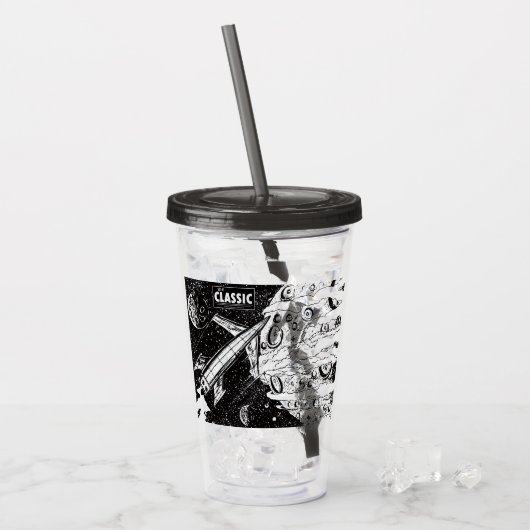 SCI-FI Klassieke Acryl Bekerkop Drinkbeker (Voorkant ijs)