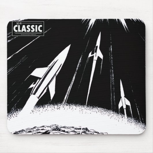 SCI-FI Klassieke Ruimte Kunst Muismat (Voorkant)