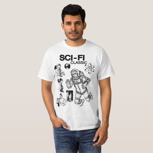 SCI-FI: Klassieke T-Shirt (Voorkant volledig)