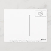 Sci Fi komiek - Zonnekinderen Briefkaart (Achterkant)