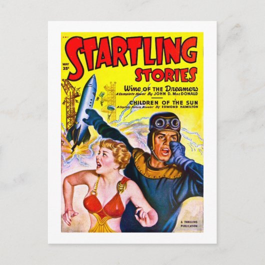 Sci Fi komiek - Zonnekinderen Briefkaart (Voorkant)