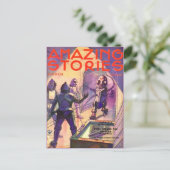 Sci Fi kunst Robots Briefkaart (Staand voorkant)