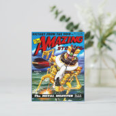  Sci Fi kunstmetaal Briefkaart (Staand voorkant)