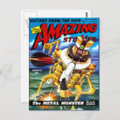  Sci Fi kunstmetaal Briefkaart (Voorkant / Achterkant)