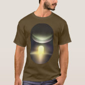 Sci-Fi Landschap Abstract Grafisch T-shirt (Voorkant)