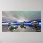 Sci Fi Landschap Fantasy Poster (Voorkant)