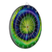 Sci-Fi Light abstract art 5 Dartbord (Voorkant Links)