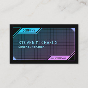 Sci Fi lijst zwart Visitekaartje