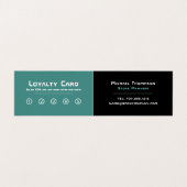 Sci-Fi-Logo, gedetailleerde logo boekwinkel Visitekaartje (Binnenkant ongevouwen)