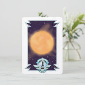  Sci-fi-logo van de jaren '50 (Staand voorkant)