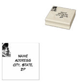 Sci-Fi "Lunar Landscape" het man op de maan Rubberstempel (Gestempeld)