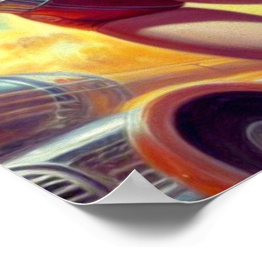  Sci-Fi Meisjes Poster (Hoek)