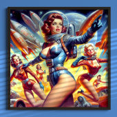  Sci-Fi Meisjes Poster