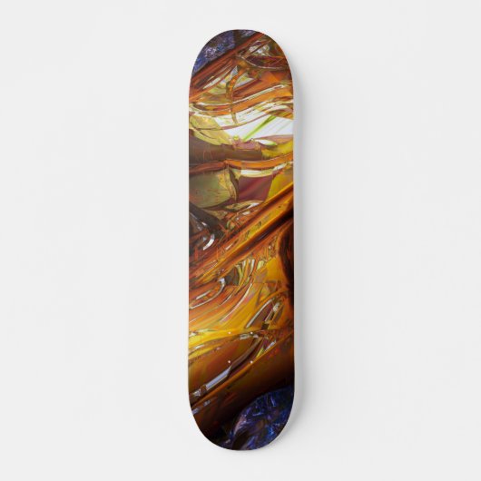 Sci-Fi Metaal Kunst 2-4a Skateboard (Voorkant)