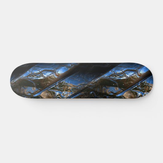 Sci-Fi Metal Art 2-1 Skateboard (Horizontaal)