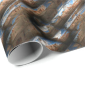 Sci-Fi Metal Art 2-5 Wrapping Paper Cadeaupapier (Rol Hoek)