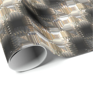 Sci-Fi Metal Pattern 3 die papier verpakt