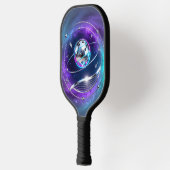 Sci-Fi Metallic Pickleball Core – Galaxy Orbit Pad Paddle (Links)