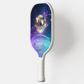 Sci-Fi Metallic Pickleball Orbital Core – Galaxy O Pickleball Paddle (Links)