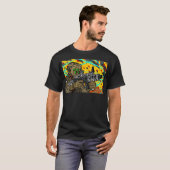 Sci Fi Militaire Soldaat. T-shirt (Voorkant volledig)