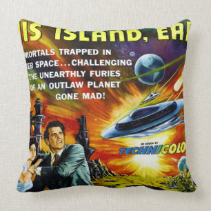 Sci-Fi Movie Poster 1954 Kussen