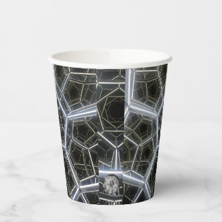 Sci-Fi Multi-Dimensional Paper Cups Papieren Bekers