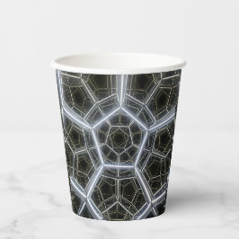 Sci-Fi Multi-Dimensional Paper Cups Papieren Bekers