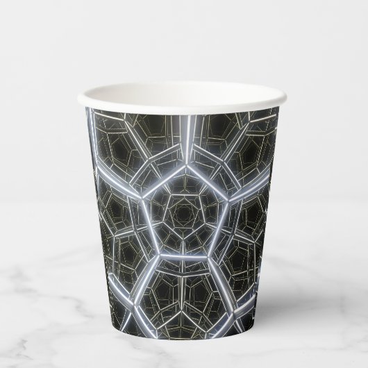 Sci-Fi Multi-Dimensional Paper Cups Papieren Bekers (Voorkant)