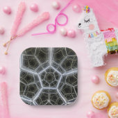 Sci-Fi multidimensionaal Papieren Bordje (Feest)