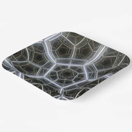 Sci-Fi multidimensionaal Papieren Bordje (Gebogen)