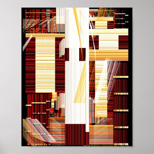 Sci-fi Neo Metropolis Poster (Voorkant)