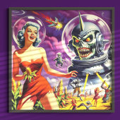  Sci-Fi Pin Up Poster