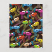 Sci Fi pistolen Briefkaart (Voorkant)