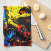  SCI FI (PLANETAARDIGE TOESTANDEN) keukenhanddoek (Quarter Fold)