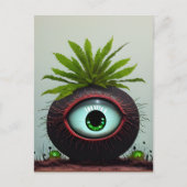 Sci-fi Plant met een oog Briefkaart (Voorkant)