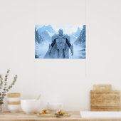 Sci-Fi Poster: Kampioen van het Kwantumrijk Poster (Keuken)